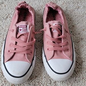 Pink Converse Tennis Shoes